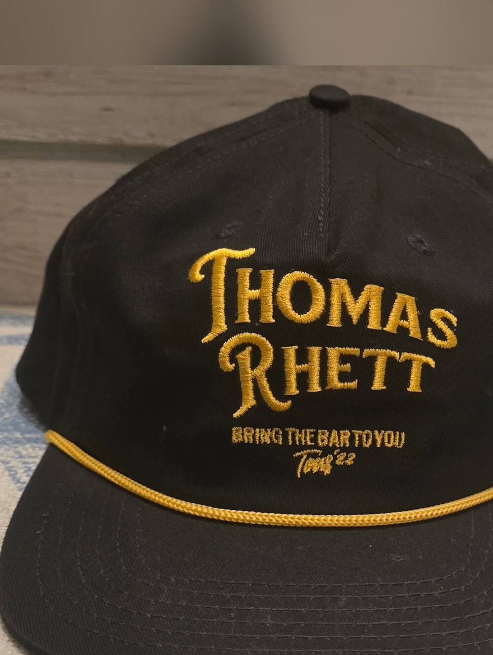 Thomas Rhett "Bring The Bar To You Tour '22" Country Music Merch Rope Hat